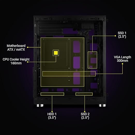 Zebronics Zeb-Cronus Gaming Cabinet - Image 4